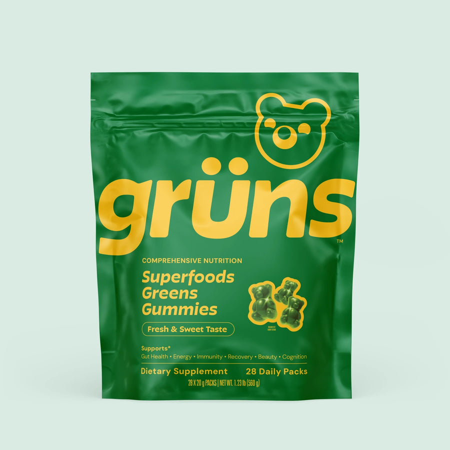 Gruns Superfoods Greens Gummies