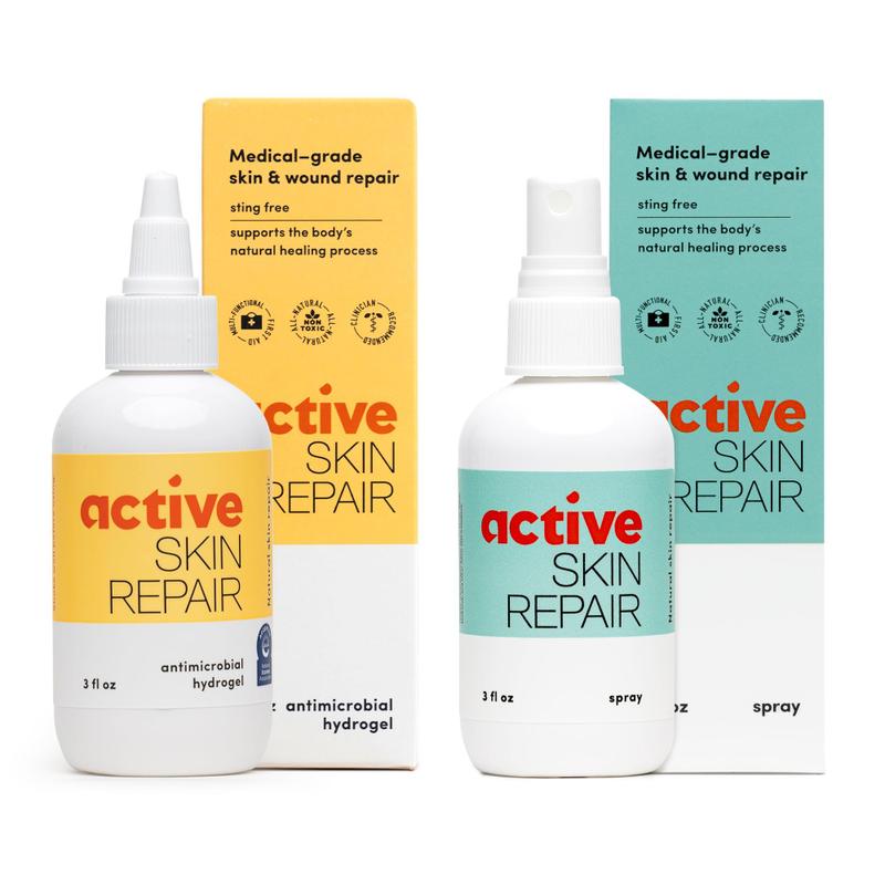 Active Skin Repair hydrogel and spray