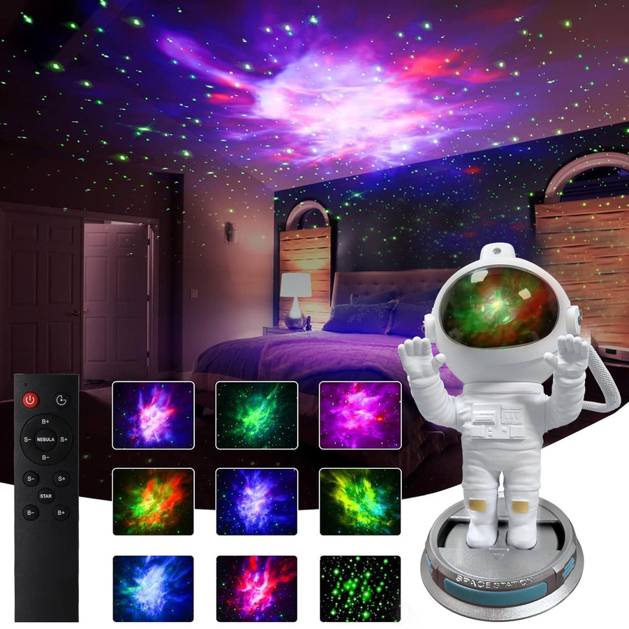 Astronaut galaxy nebula star projector