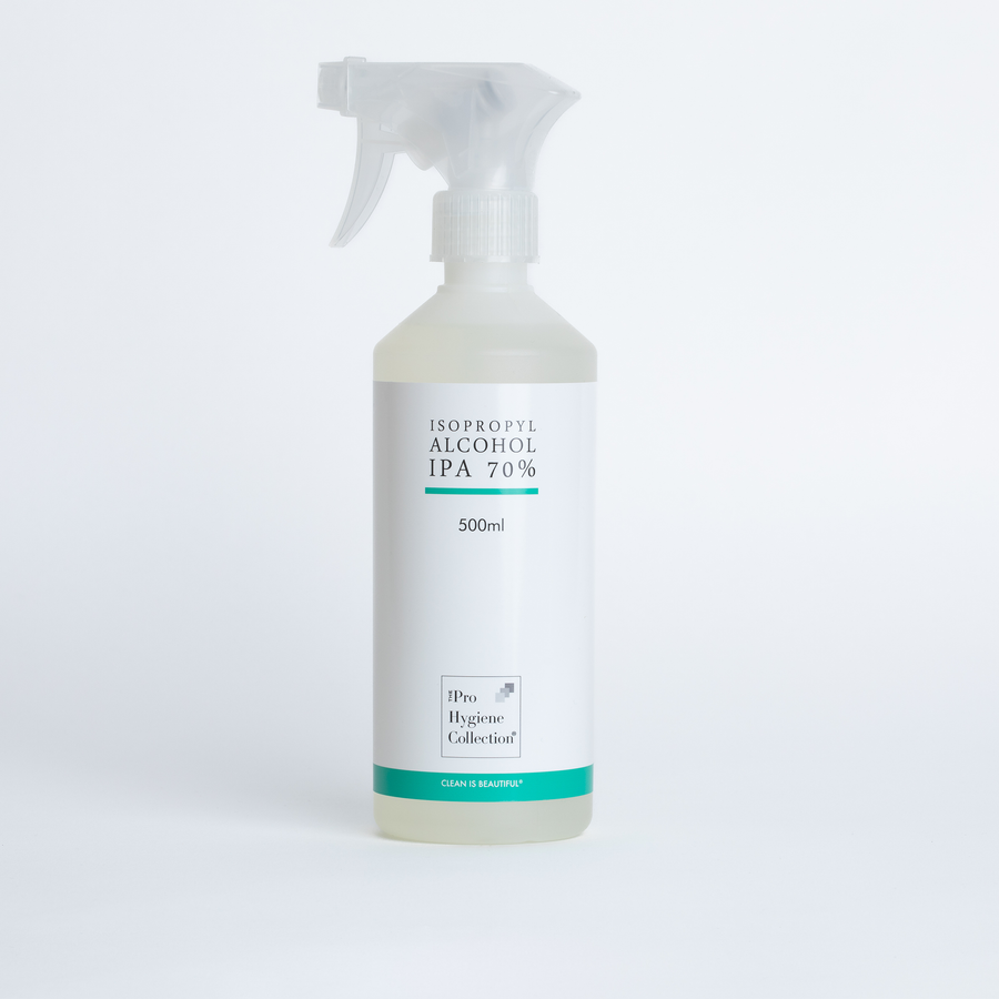 Isopropyl alcohol cleaning spray