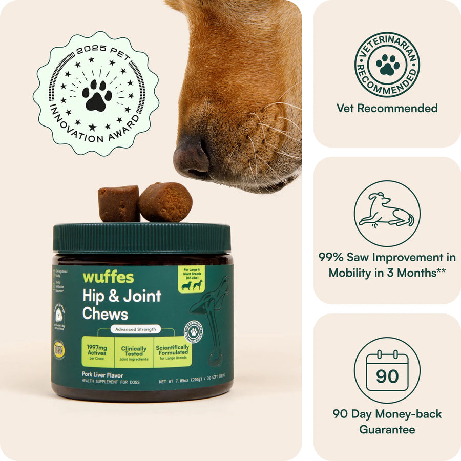 Wuffes Advanced Hip & Joint Support Chews