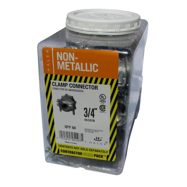 Halex non-metallic cable clamp connector
