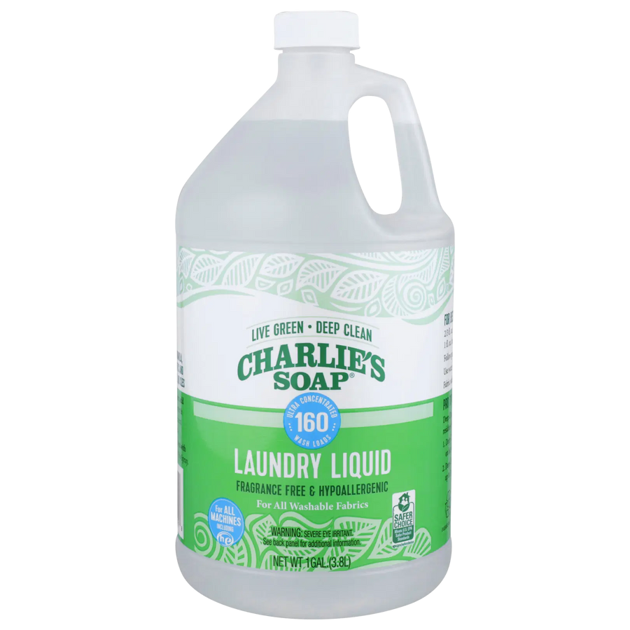 Charlie's Soap Laundry Liquid, 160 Loads